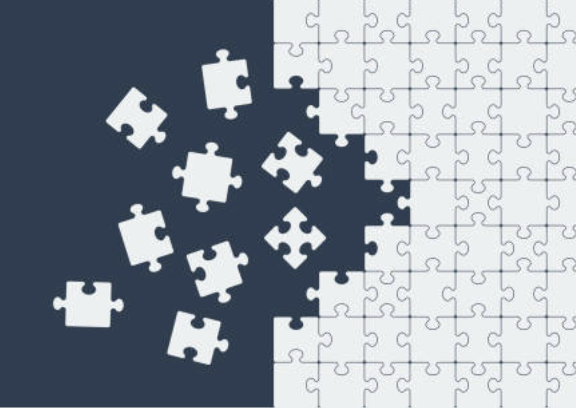 A jigsaw puzzle needs a certain amount of area to complete. For a traditional rectangular puzzle, this area is comprised of the sum of the areas for each piece. Decomposing a total area into the sum of smaller, known, ones---even if only approximate---is the basis of definite integration.