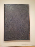 One of Jasper Johns' Catenary series. Art Institute of Chicago.
